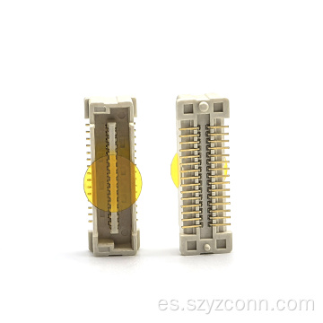 Conector macho de placa a placa con paso de 0,8 mm